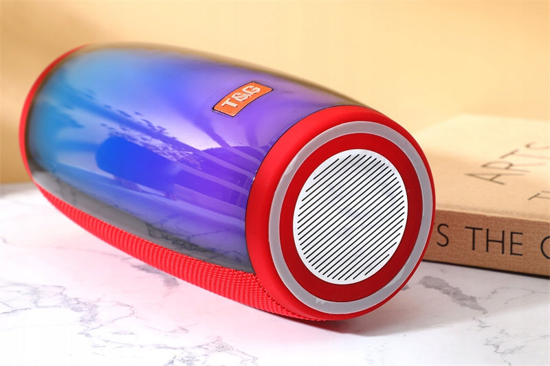 BLUETOOTH SPEAKER PORTABLE WIRELESS AUDIO BLACK USB FM MOBILE RADIO Manufacturer code MOCNY MP3 TWS LED CHARGE RGB PARTY NIEZAWODNY