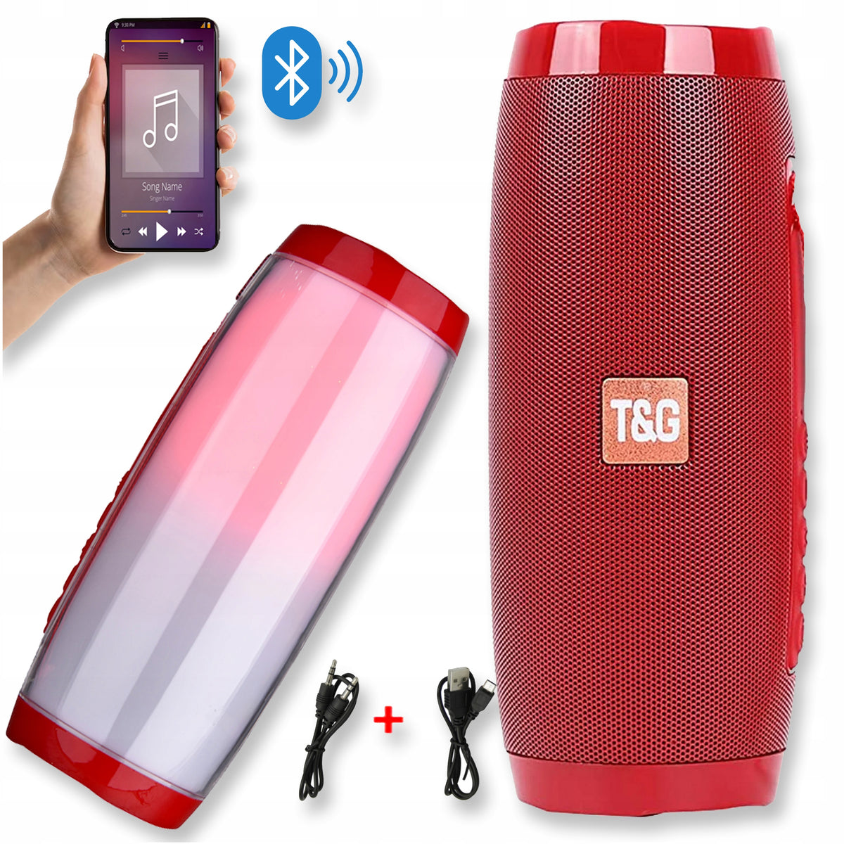 BLUETOOTH SPEAKER PORTABLE WIRELESS MOBILE RADIO FM USB SD AUX MP3