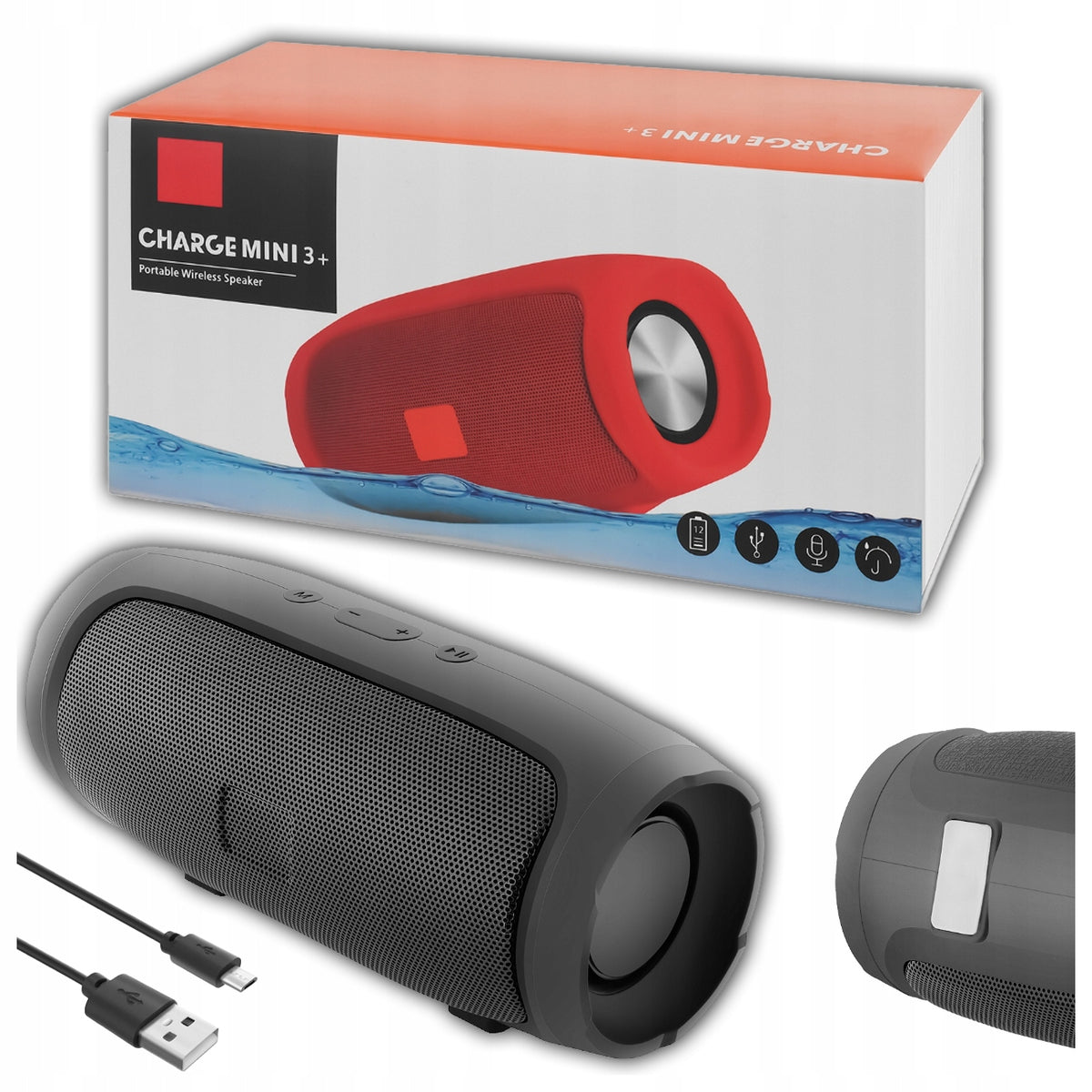 BLUETOOTH SPEAKER PORTABLE WIRELESS RADIO FM