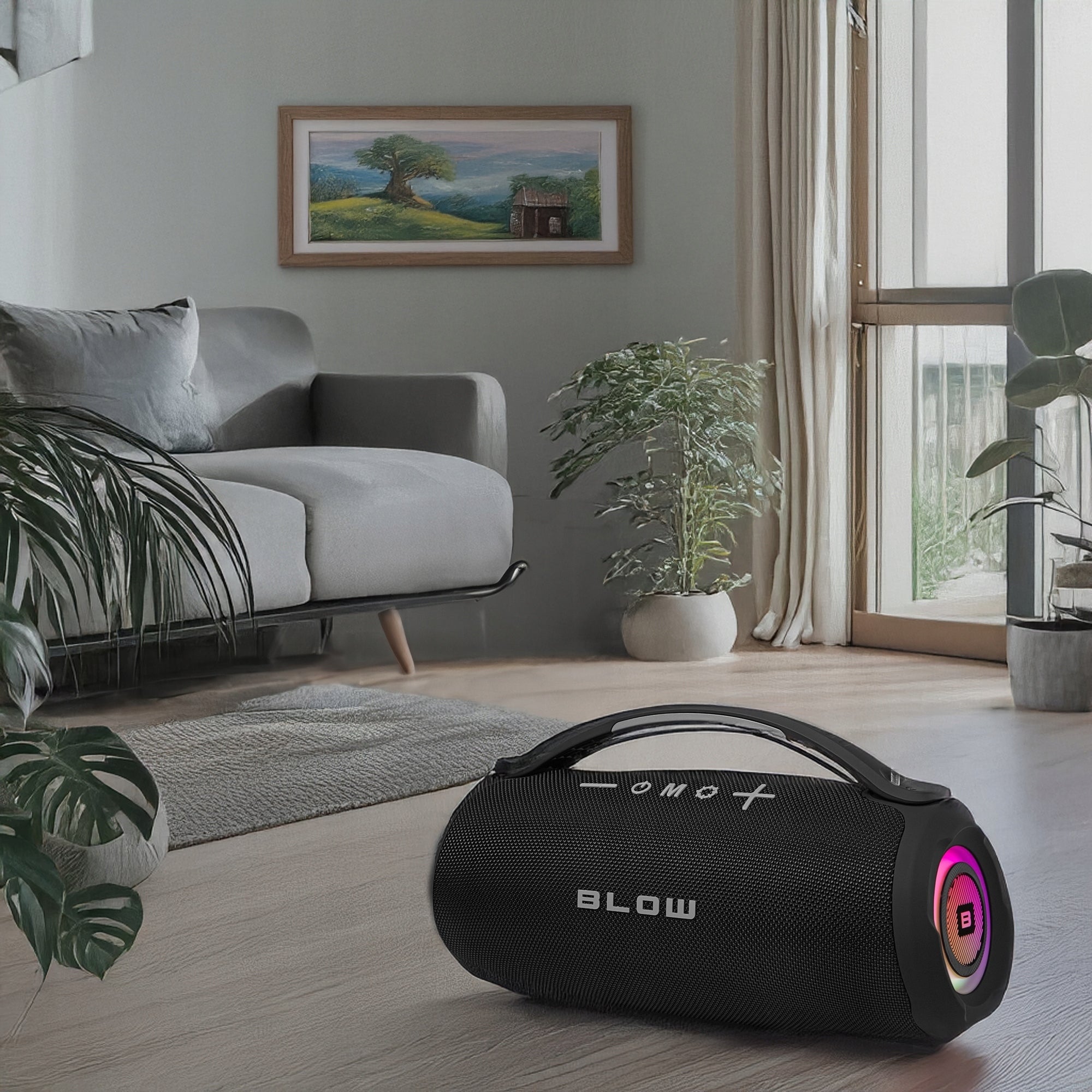 BLUETOOTH SPEAKER PORTABLE WIRELESS SD FM USB AUX MOBILE RADIO STRAP Manufacturer code 30-404#