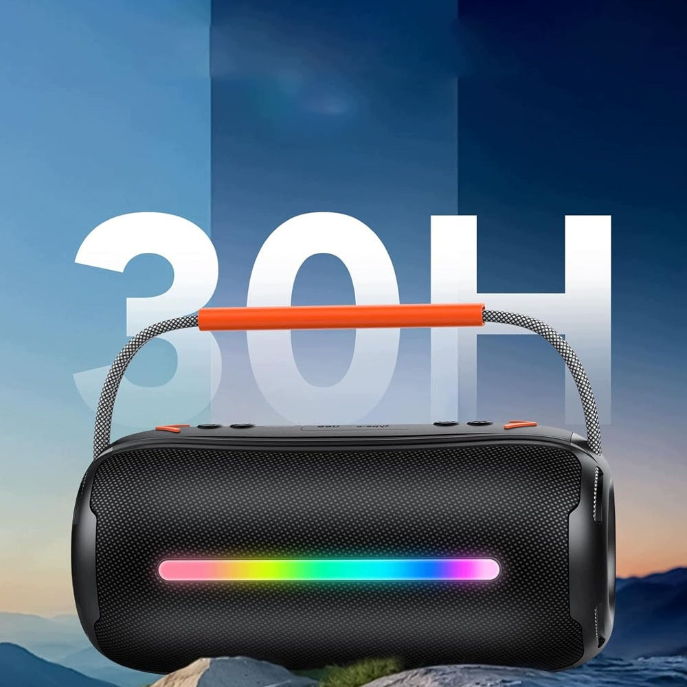 BLUETOOTH SPEAKER PORTABLE WIRELESS WATERPROOF IPX6 RGB 20W STEREO Packaging status original