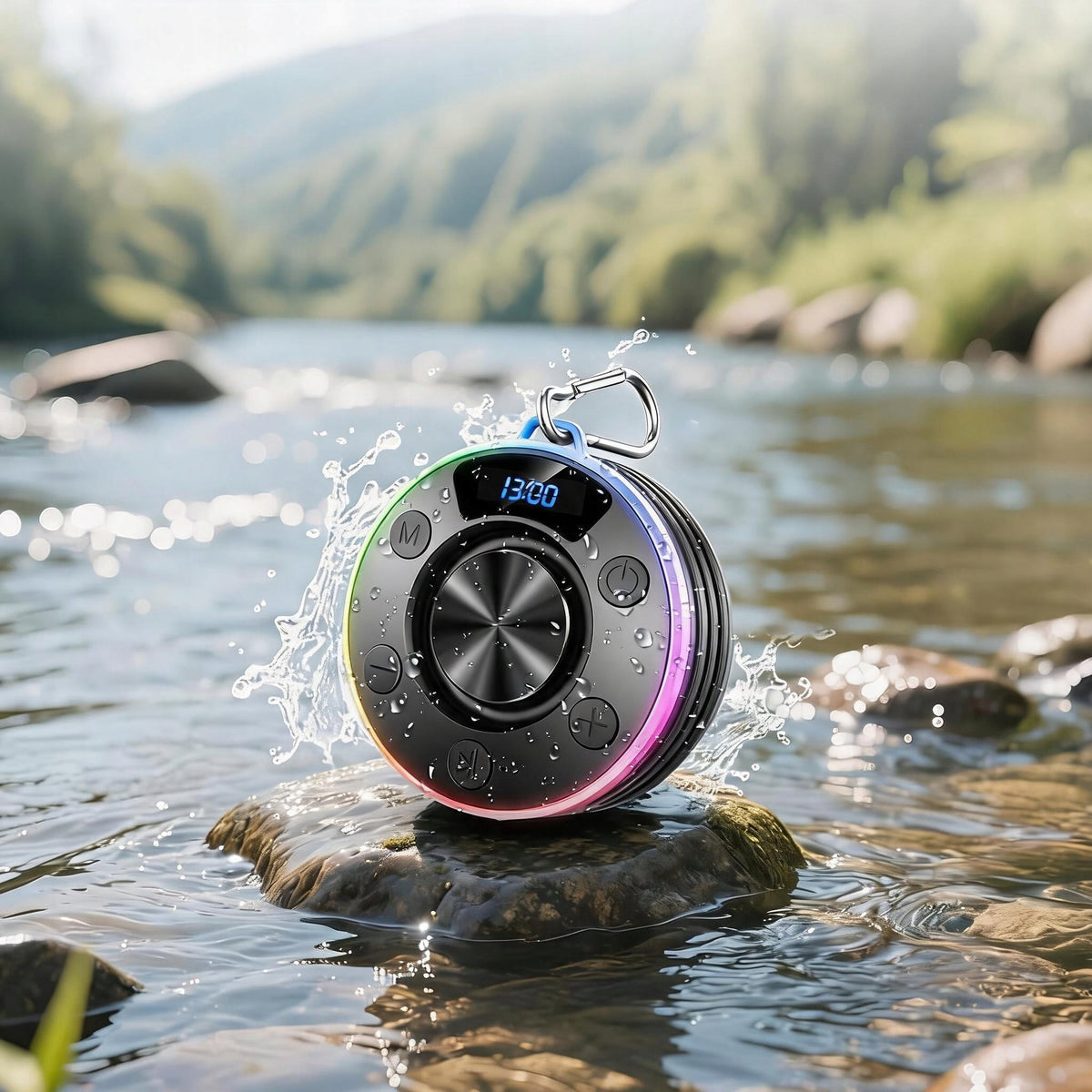 BLUETOOTH SPEAKER PORTABLE WIRELESS WATERPROOF IPX7 RGB Packaging status original