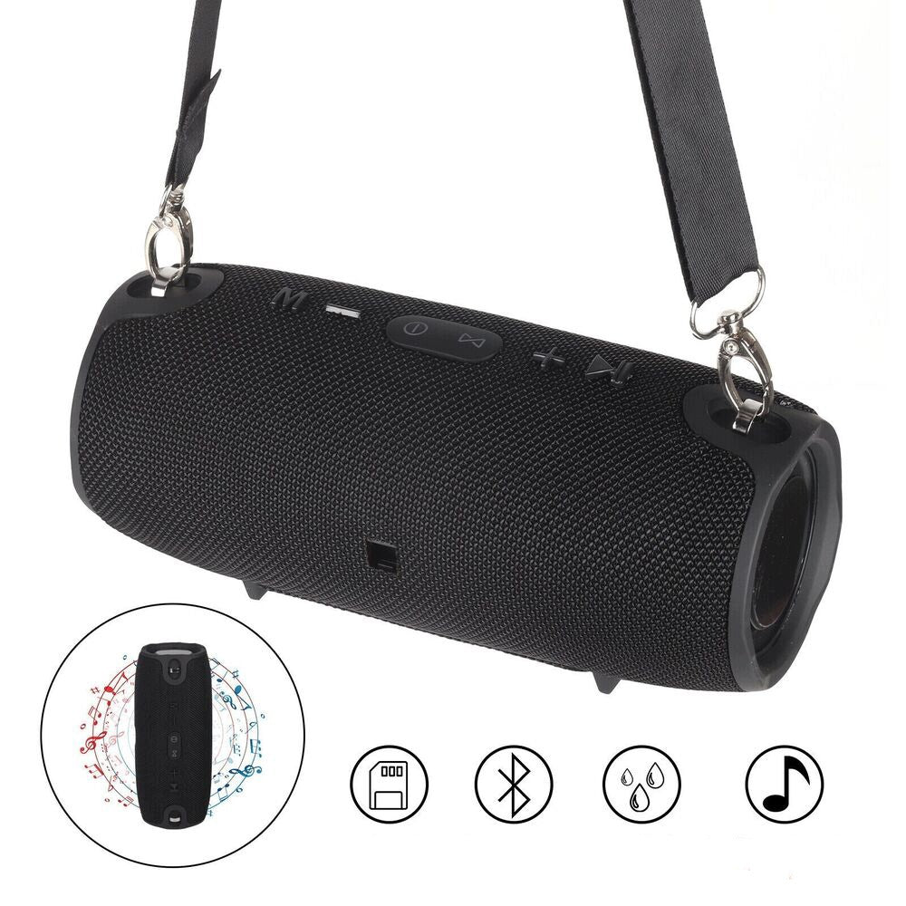 BLUETOOTH SPEAKER PORTABLE WIRELESS WATERPROOF STRONG BASS AUX USB SD Packaging status original