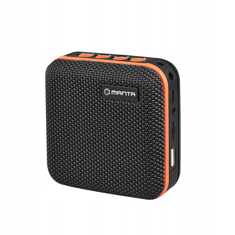 BLUETOOTH SPEAKER Portable Wireless with MANTA SPK01GO MP3 USB FM Radio Manufacturer code SPK01GO