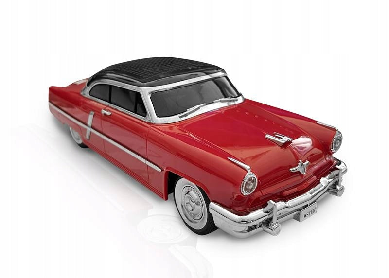 BLUETOOTH SPEAKER RADIO FM USB LED AUTO CAR RED