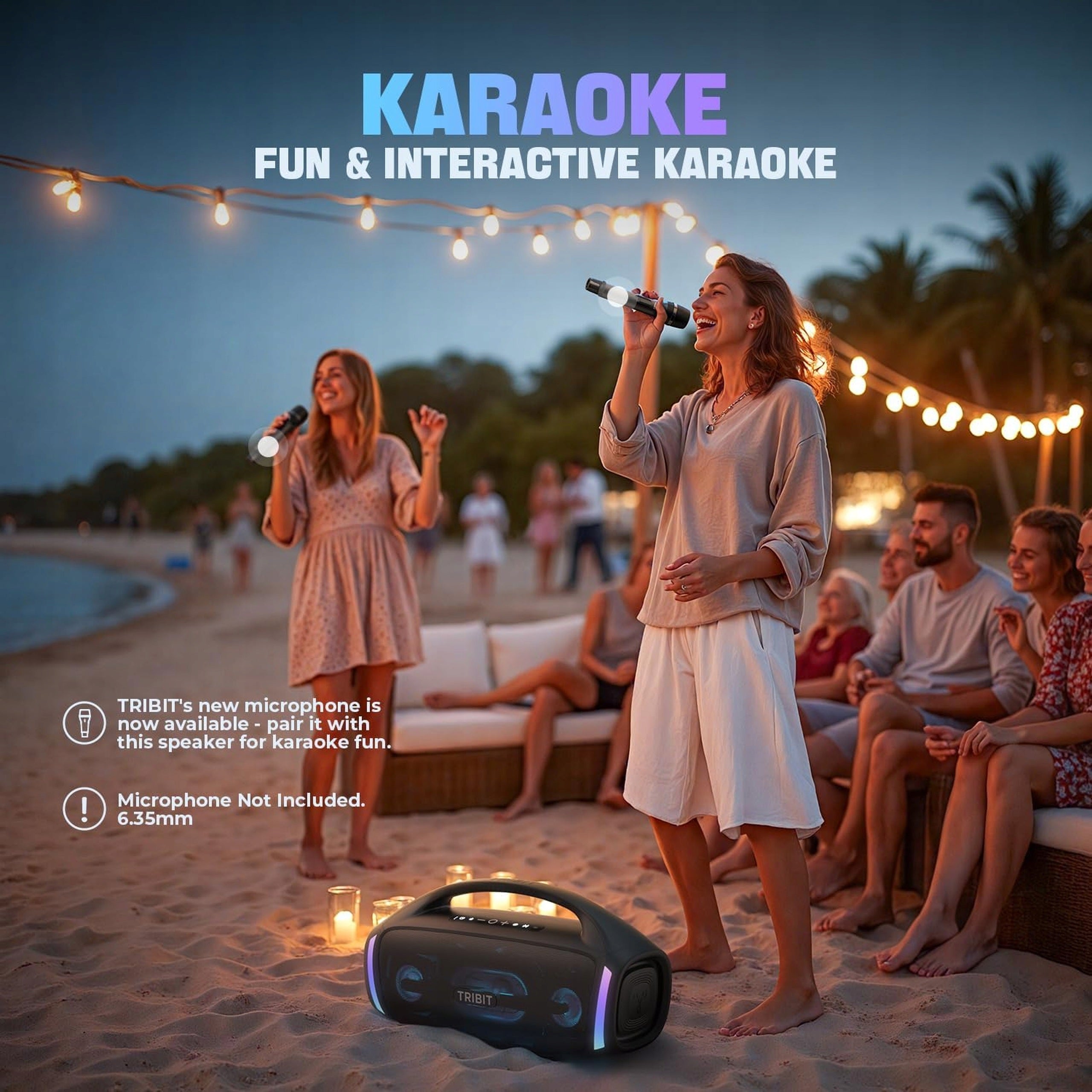 BLUETOOTH SPEAKER TRIBIT STORMBOX BLAST 2 BTS56 200W IP67 LED XBASS BLACK Brand Tribit