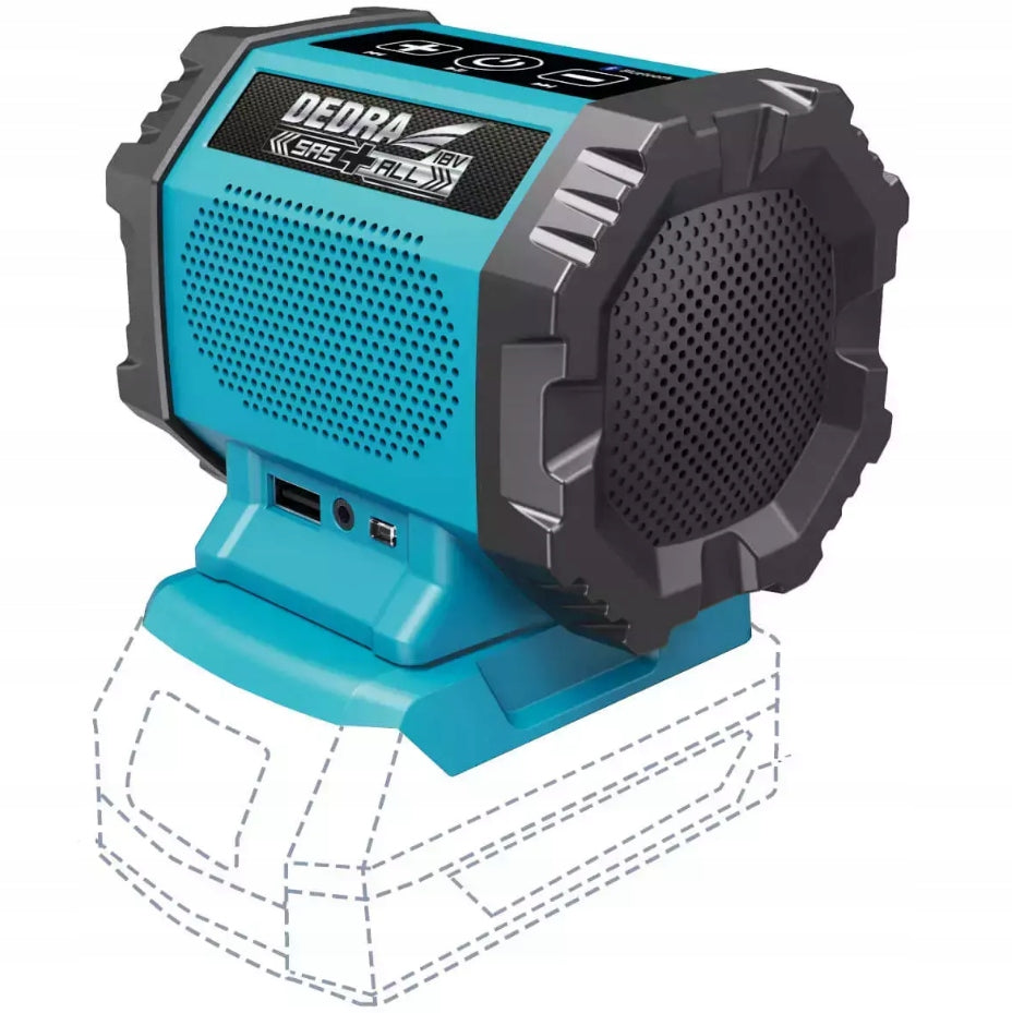 BLUETOOTH SPEAKER USB 18V SASALL DED7004 DEDRA