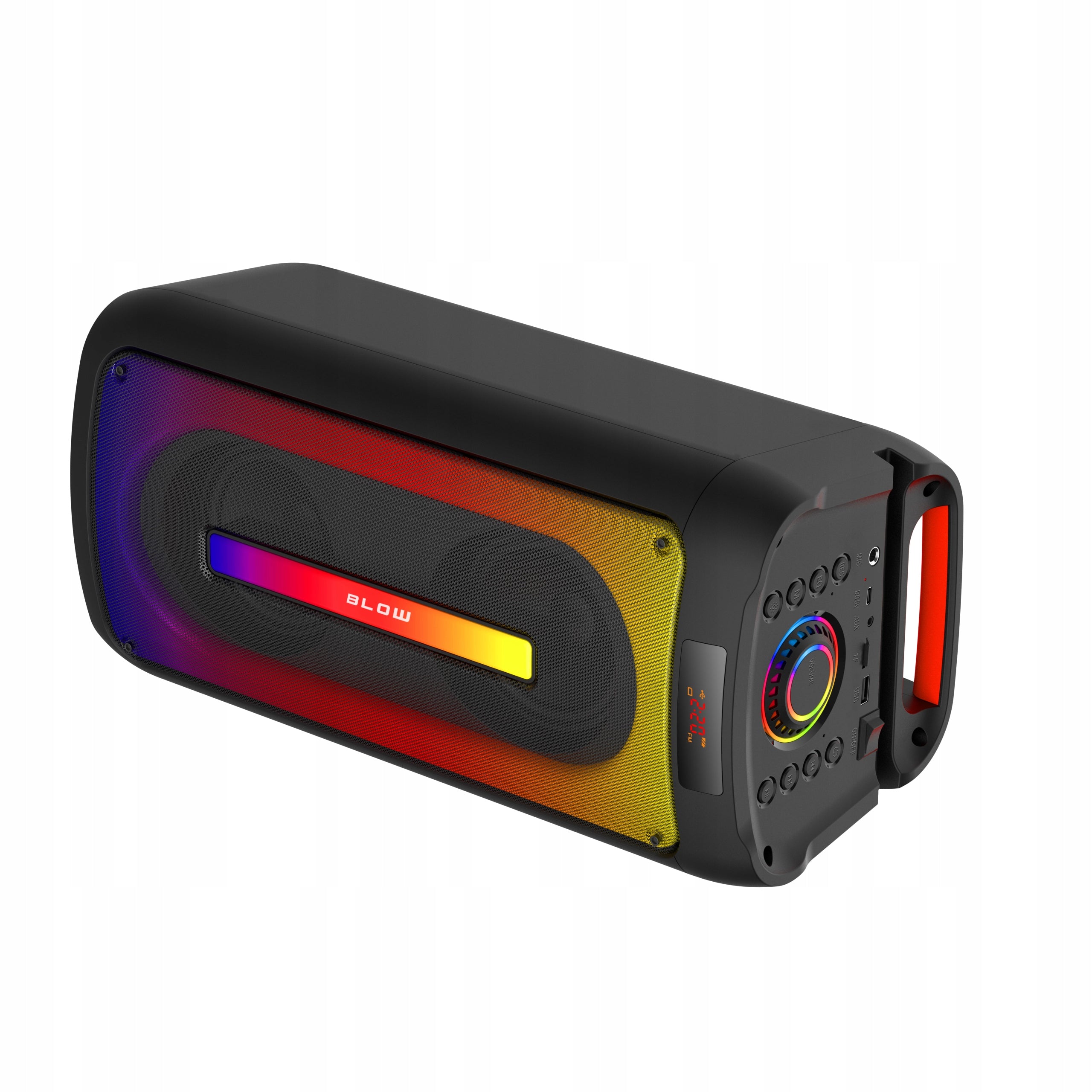 BLUETOOTH SPEAKER USB PORTABLE BOOMBOX RGB KARAOKE MICROPHONE REMOTE CONTROL SET Manufacturer code 30-391#