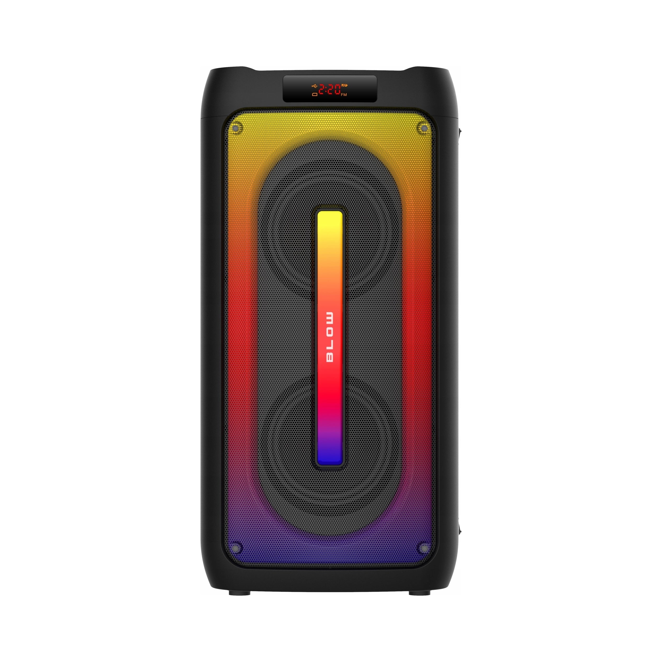 BLUETOOTH SPEAKER USB PORTABLE BOOMBOX RGB KARAOKE MICROPHONE REMOTE CONTROL SET