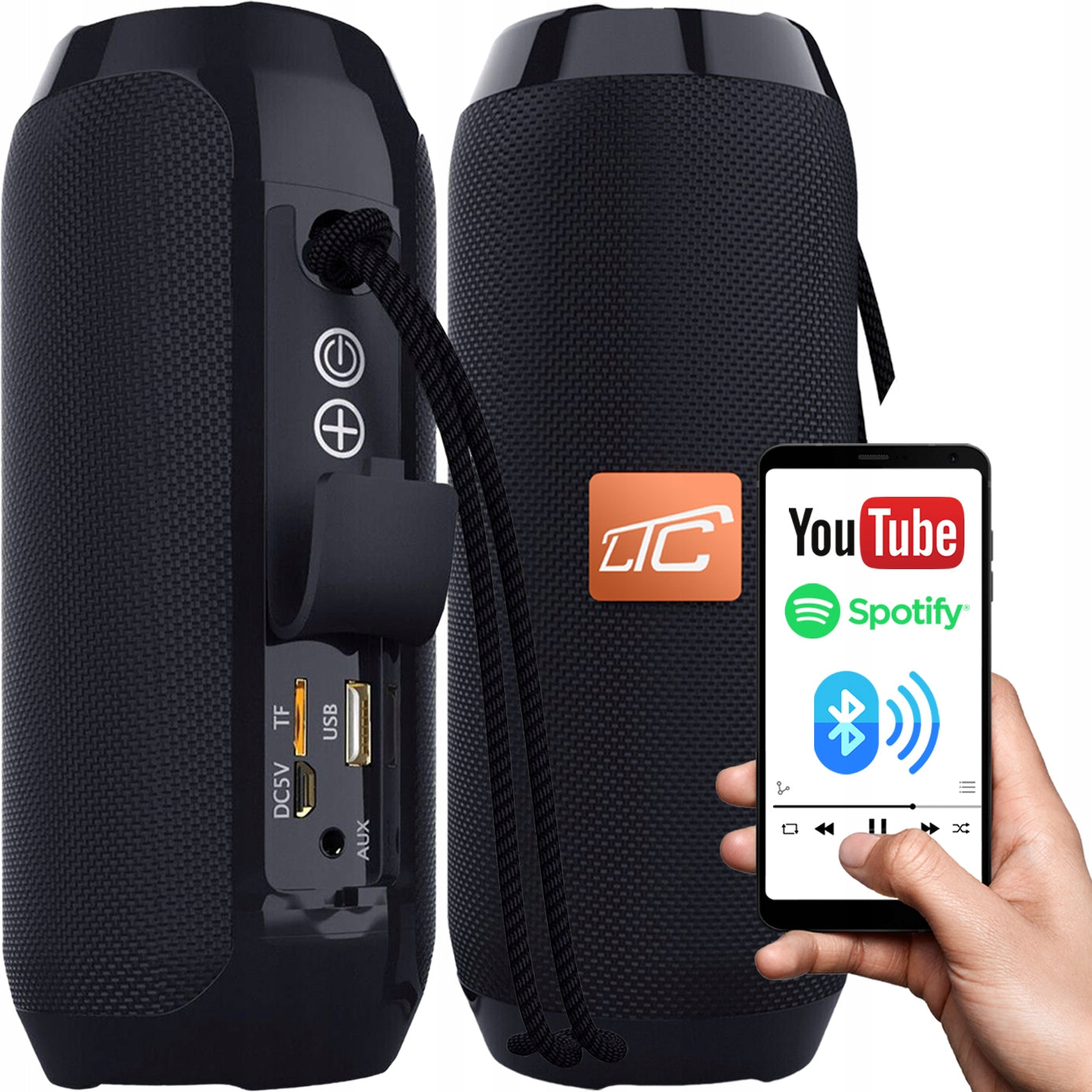BLUETOOTH SPEAKER USB SD AUX PORTABLE WIRELESS BOOMBOX TOWER