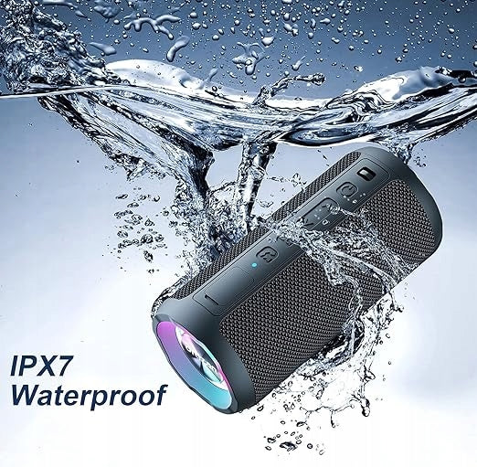 BLUETOOTH SPEAKER WATERPROOF RGB 24W LED IPX7 BASS ORTIZAN X10 PORTABLE Brand Ortizan