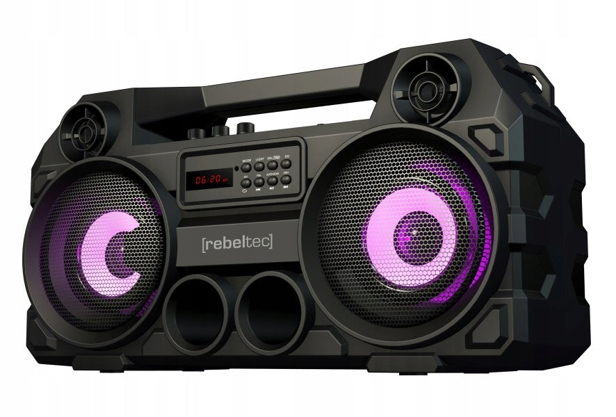 BLUETOOTH SPEAKER WIRELESS BOOMBOX USB SD FM Rebeltec SoundBox 465 EAN (GTIN) 5902539601831