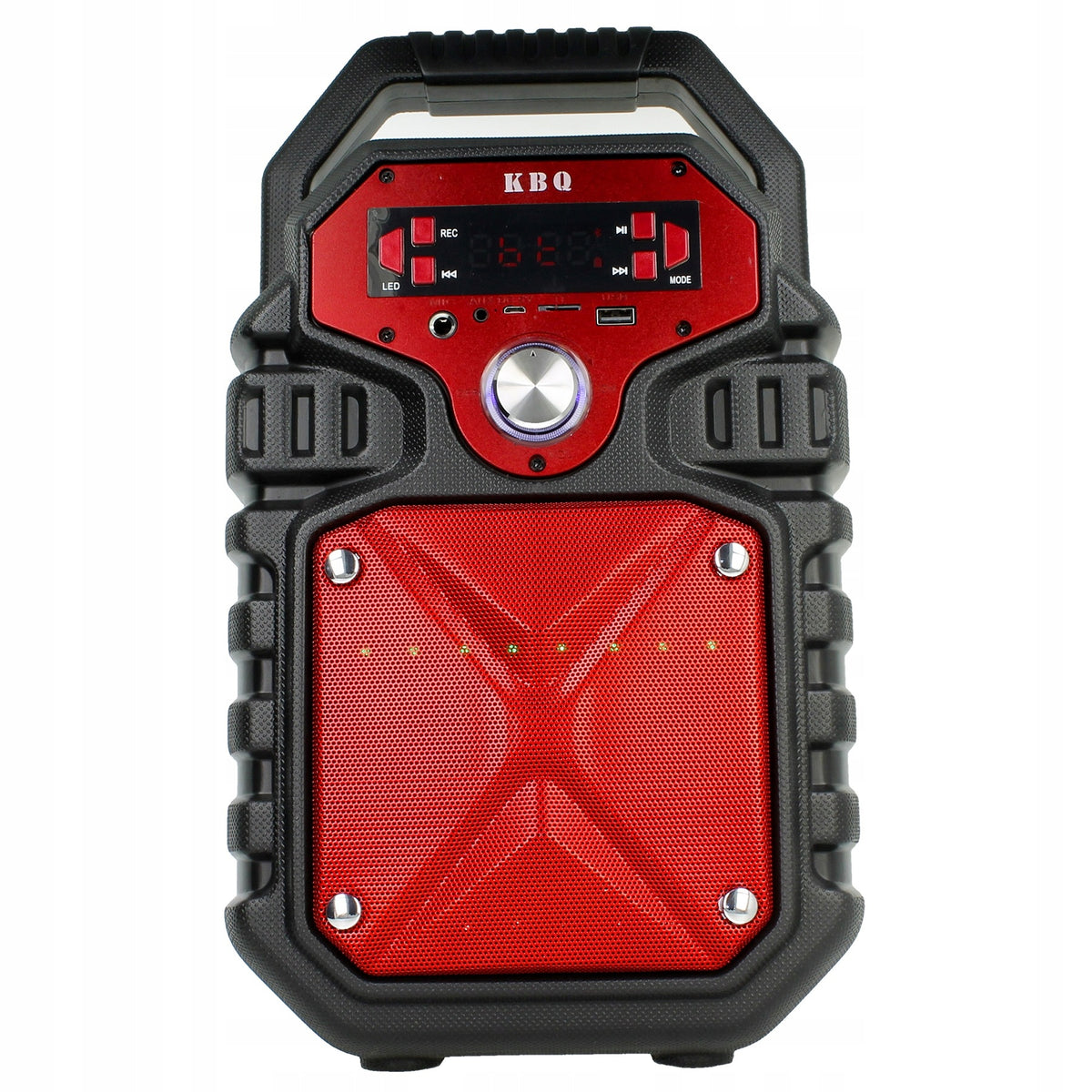 BLUETOOTH SPEAKER WIRELESS PORTABLE 20W AUX LED KARAOKE RADIO 2200mAh