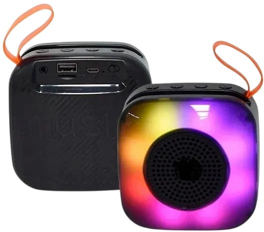 BLUETOOTH SPEAKER WIRELESS PORTABLE BOOMBOX NEON RGB LED Manufacturer code DM051