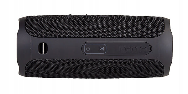 BLUETOOTH SPEAKER WIRELESS PORTABLE MANTA RADIO FM AUX IPX4 TWS MP3 Manufacturer code SPK130GO-BK