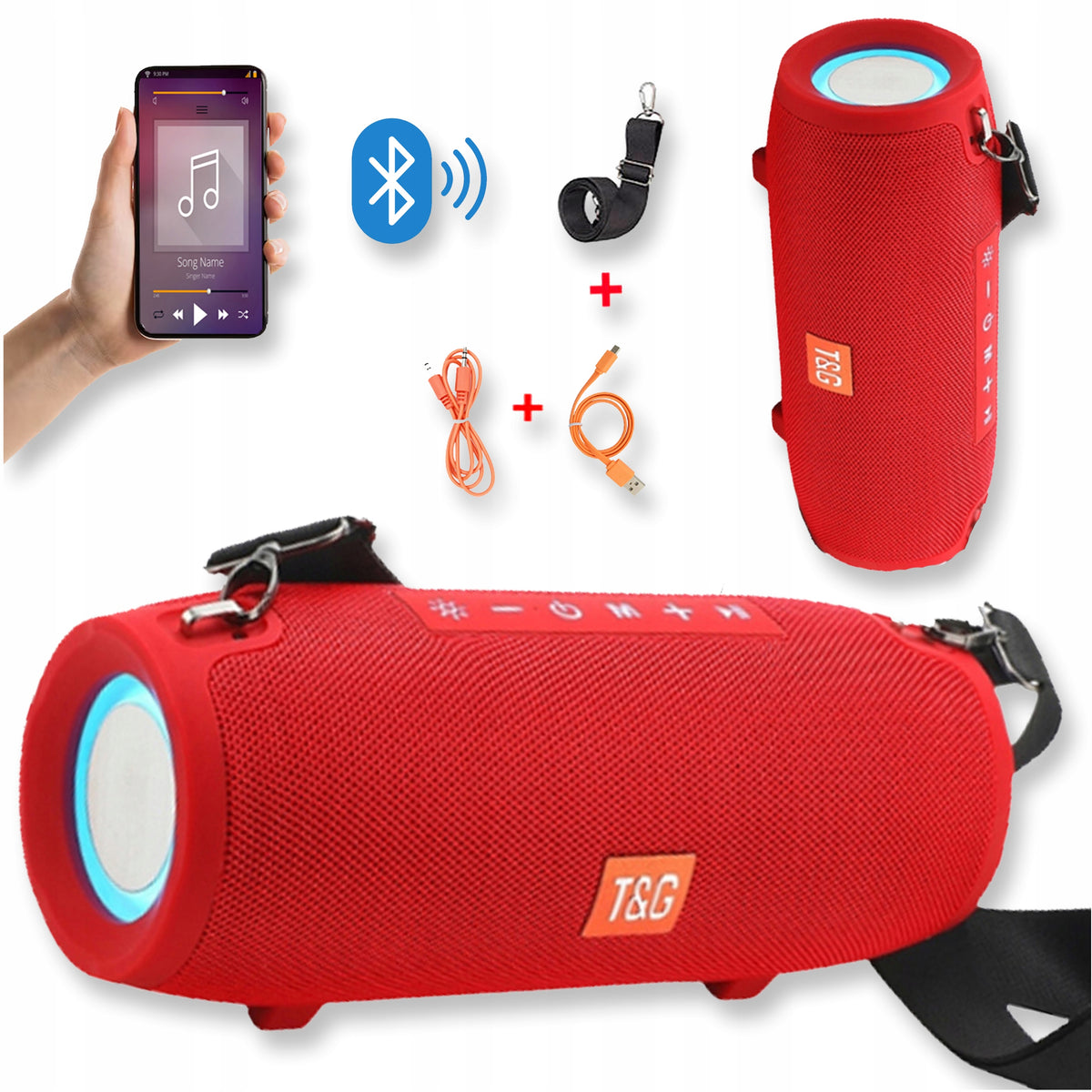 BLUETOOTH SPEAKER WIRELESS PORTABLE MOBILE FM BOOMBOX BT USB RADIO