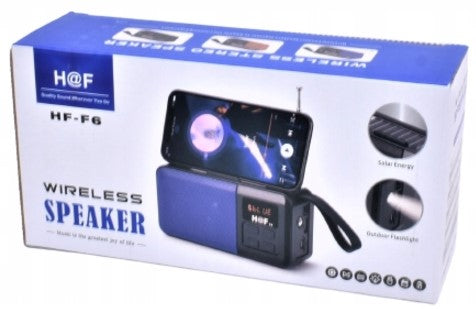 BLUETOOTH SPEAKER WIRELESS SOLAR USB SOLAR RADIO EAN (GTIN) 5906815351021