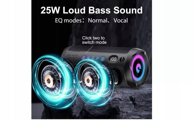 BLUETOOTH SPEAKER WITH RGB 30 LIGHT IN PORTABLE SPEAKER S18-2 MUSIC BOX Model other
