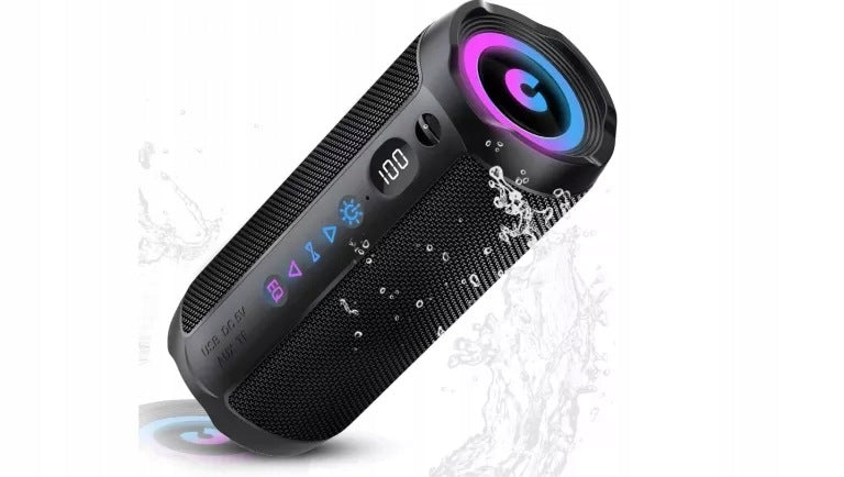 BLUETOOTH SPEAKER WITH RGB 30 LIGHT IN PORTABLE SPEAKER S18-2 MUSIC BOX
