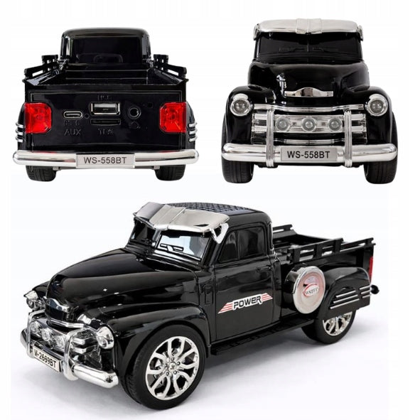 BLUETOOTH SPEAKER WSTER WS-558 | POWER 6W | BT 5.3 | TRUCK| BLACK