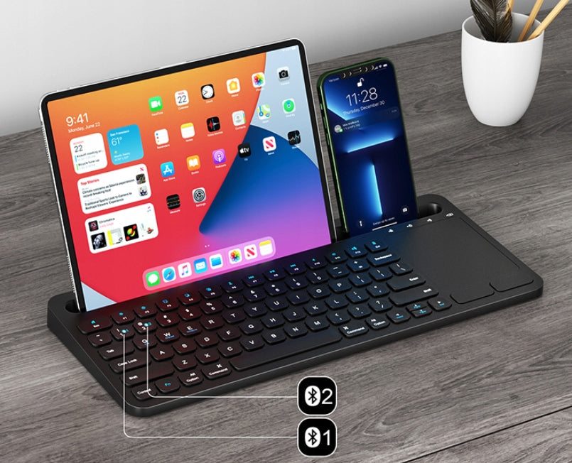 BLUETOOTH TOUCHPAD WIRELESS KEYBOARD Manufacturer code BK281