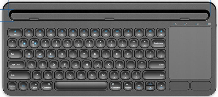BLUETOOTH TOUCHPAD WIRELESS KEYBOARD