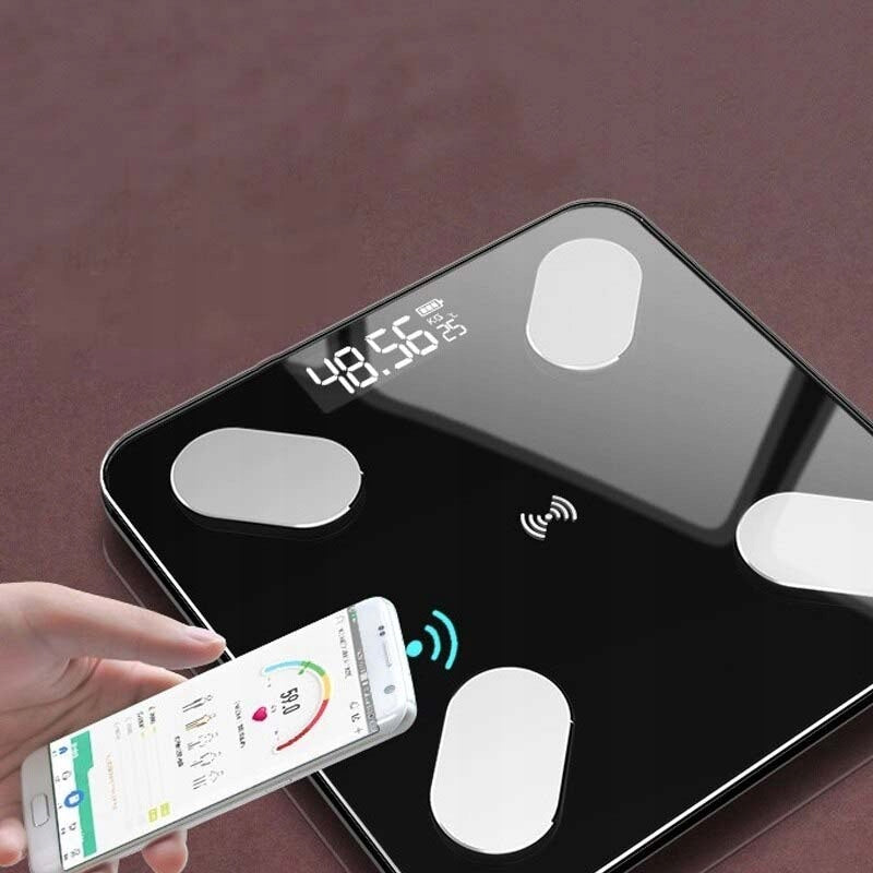 BLUETOOTH WEIGHT HIGH PRECISION ANTI-SLIP MEASUREMENT BMI FAT Brand no brand