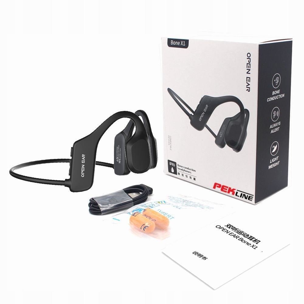 BLUETOOTH WIRELESS HEADPHONES BONE CONDUCTION SPORTS GAMING X1