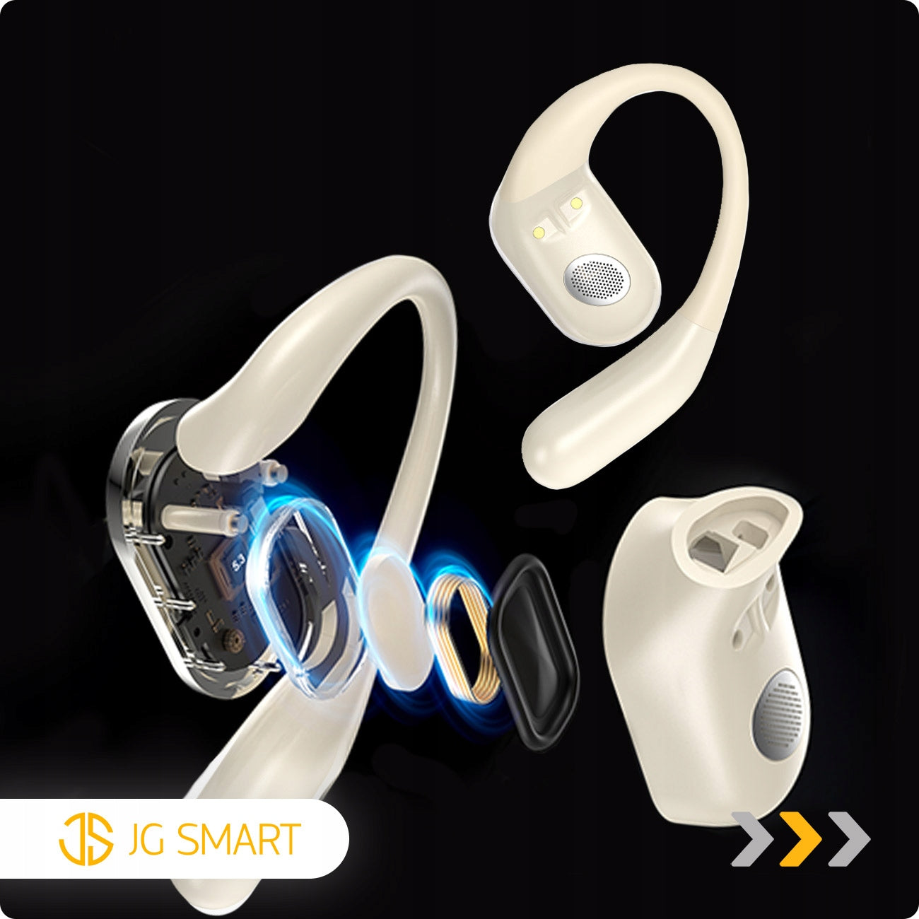 BLUETOOTH WIRELESS HEADPHONES v5.4 OVER-THE-EAR POWERBANK FOR RUNNING BIKE Manufacturer code bezprzewodowe JGS-T6 bluetooth powerbank