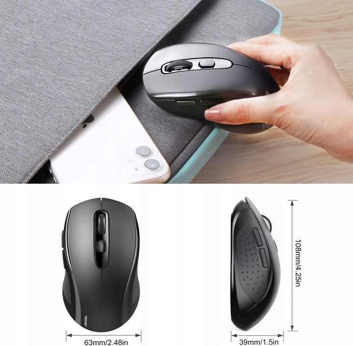 BLUETOOTH WIRELESS MOUSE TECKNET EWM01308 OPTICAL Manufacturer TeckNet