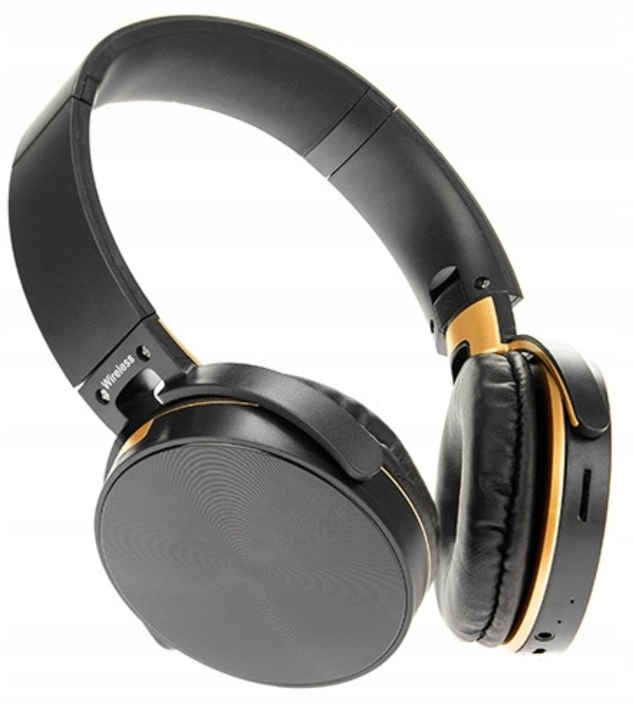 BLUETOOTH WIRELESS ON-EAR HEADPHONES SD COMFORTABLE SOFT