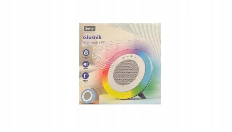 BLUETOOTH WIRELESS SPEAKER WITH LED LIGHTING SETTY