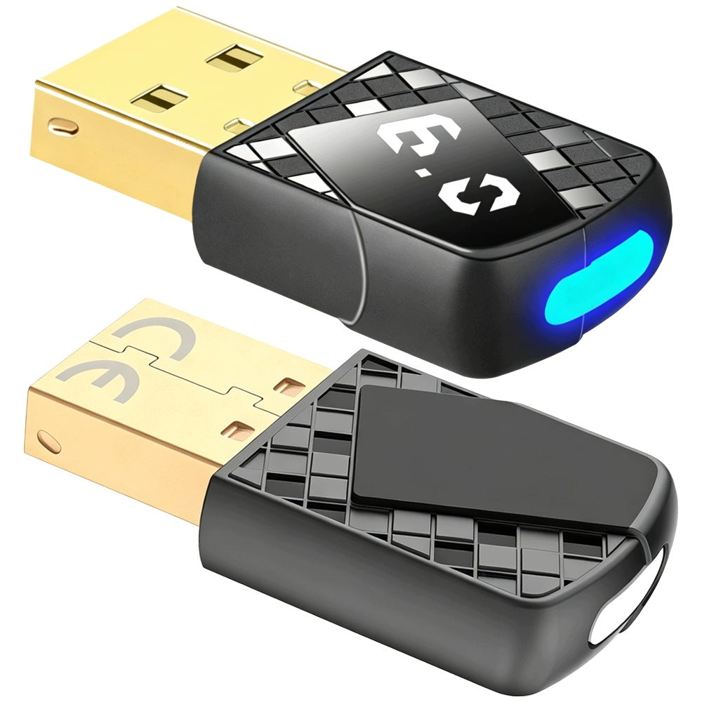 BLUETOOTH6.0 USB ADAPTER TO TRANSMITTER RECEIVER FOR COMPUTER PC RANGE 20M