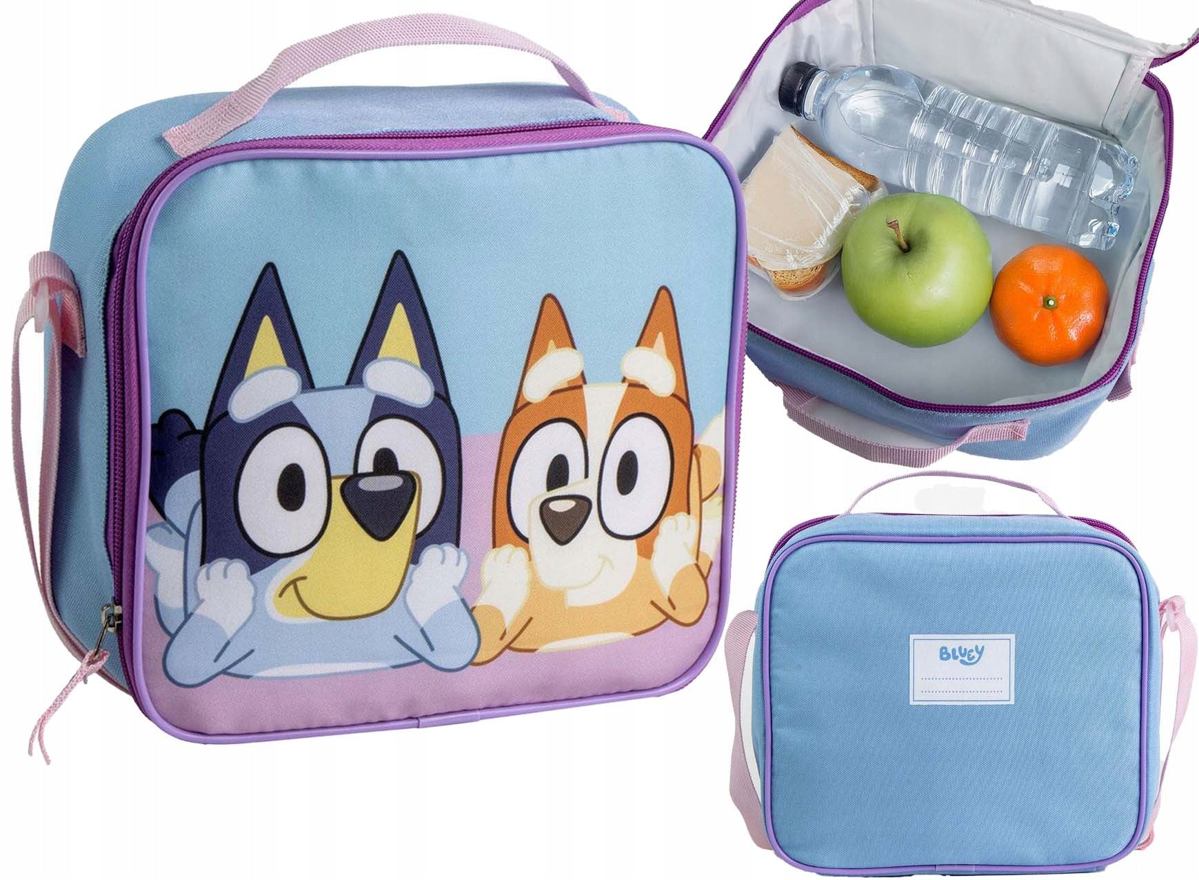 BLUEY BAG BREAKFAST BLUEY BINGO LUNCH BAG ON FRAME FOR TRIP