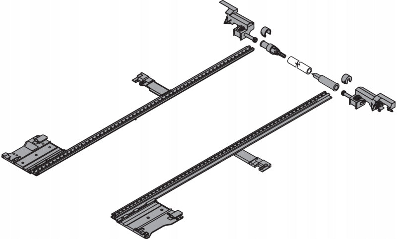 BLUM ZS7M400LU LEGRABOX lateral stabilization, for trimming, length Manufacturer code ZS7M400LU SE-ST14 V1R737