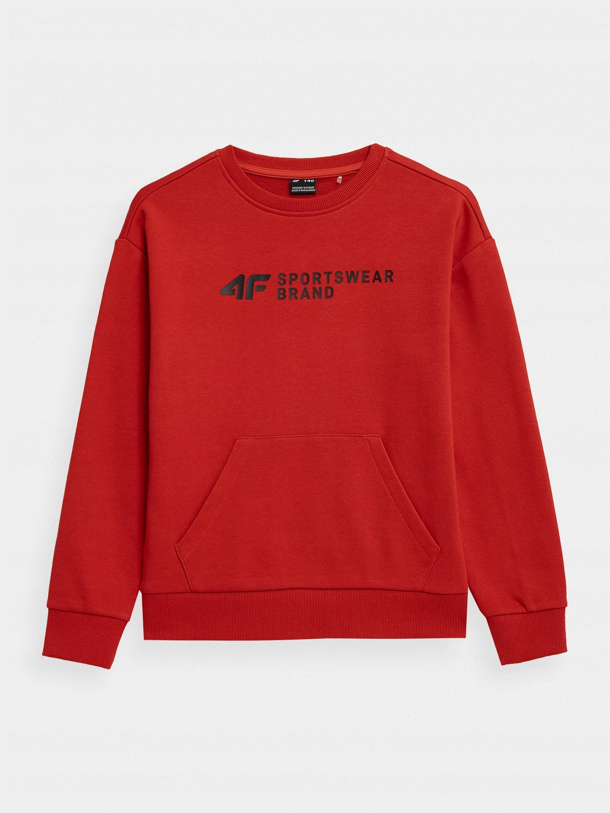 Pullover für Jungen 4F, rot 