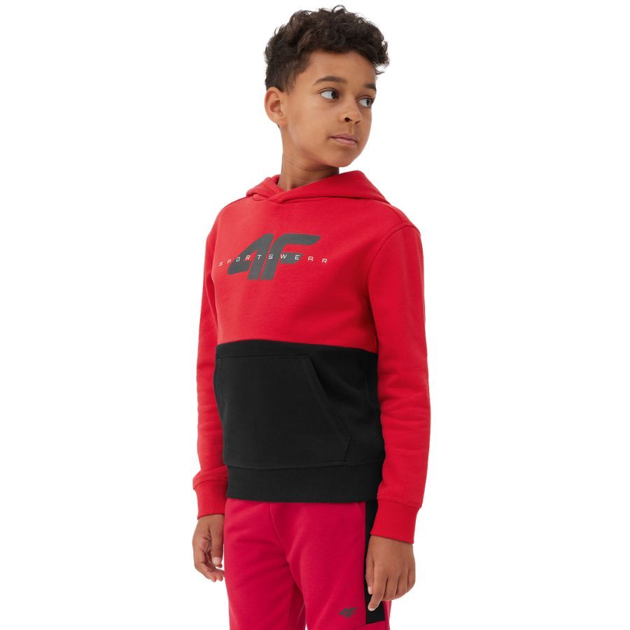 Pullover für Jungen 4F, rot 