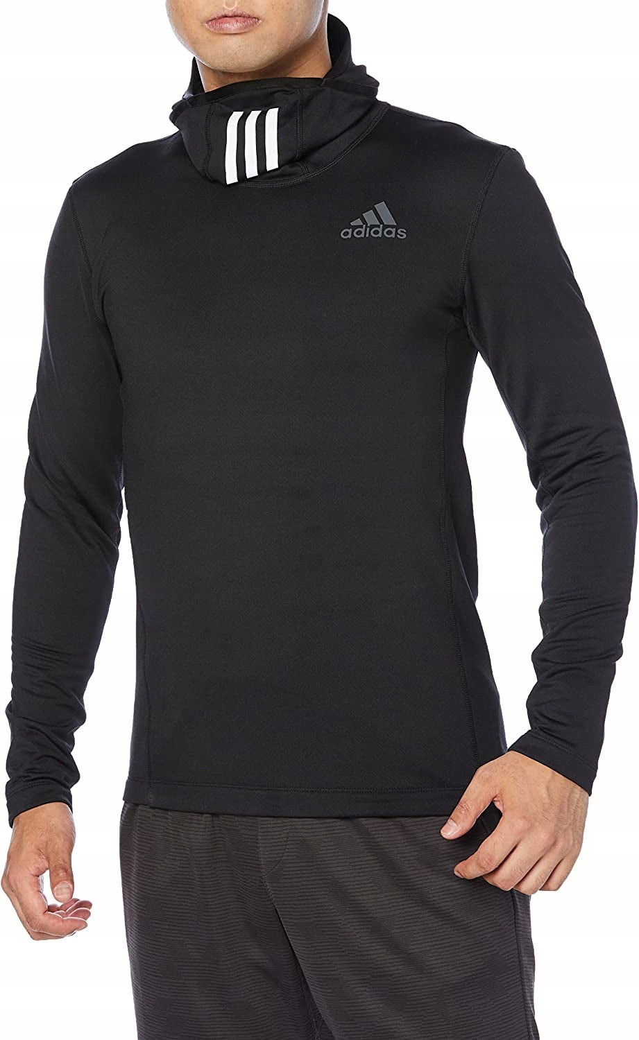 Pullover für Herren Adidas Cold.rdy Techfit Fitted, schwarz 