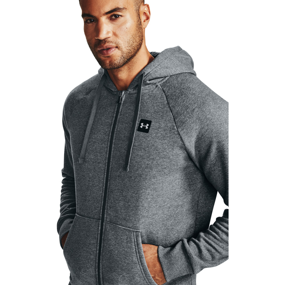 Džemperis vyrams Under Armour Under Armour Rival Fleece FZ Hoodie 1357111-012, pilkas