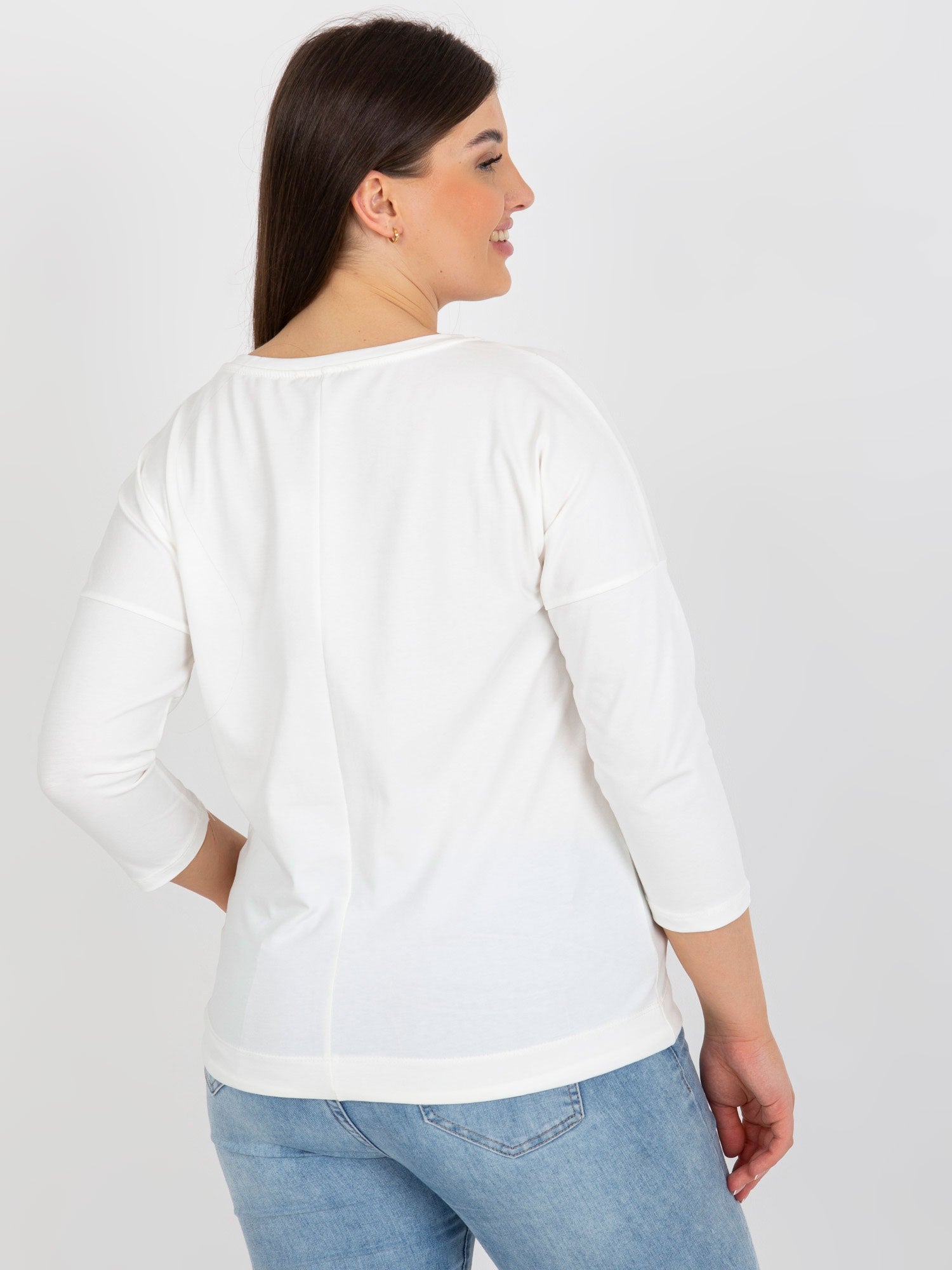 Damenbluse für Damen, weiß 