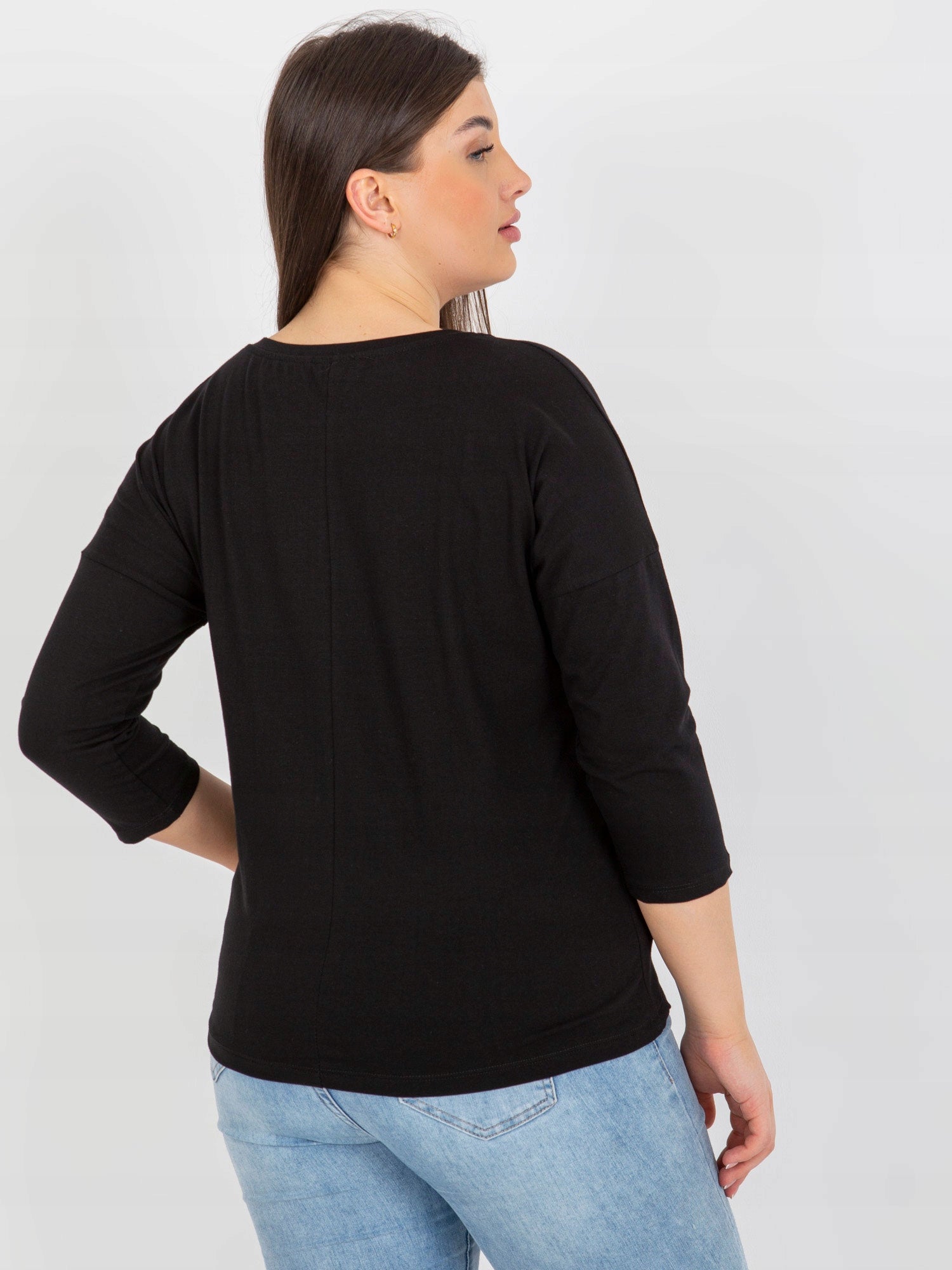 Damenbluse für Damen, schwarz 