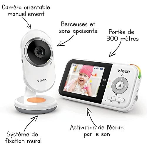 BM3254 BABY MONITOR WITH CAMERA LONG LEVEL 2 8 FOR DAILY USE Packaging status original