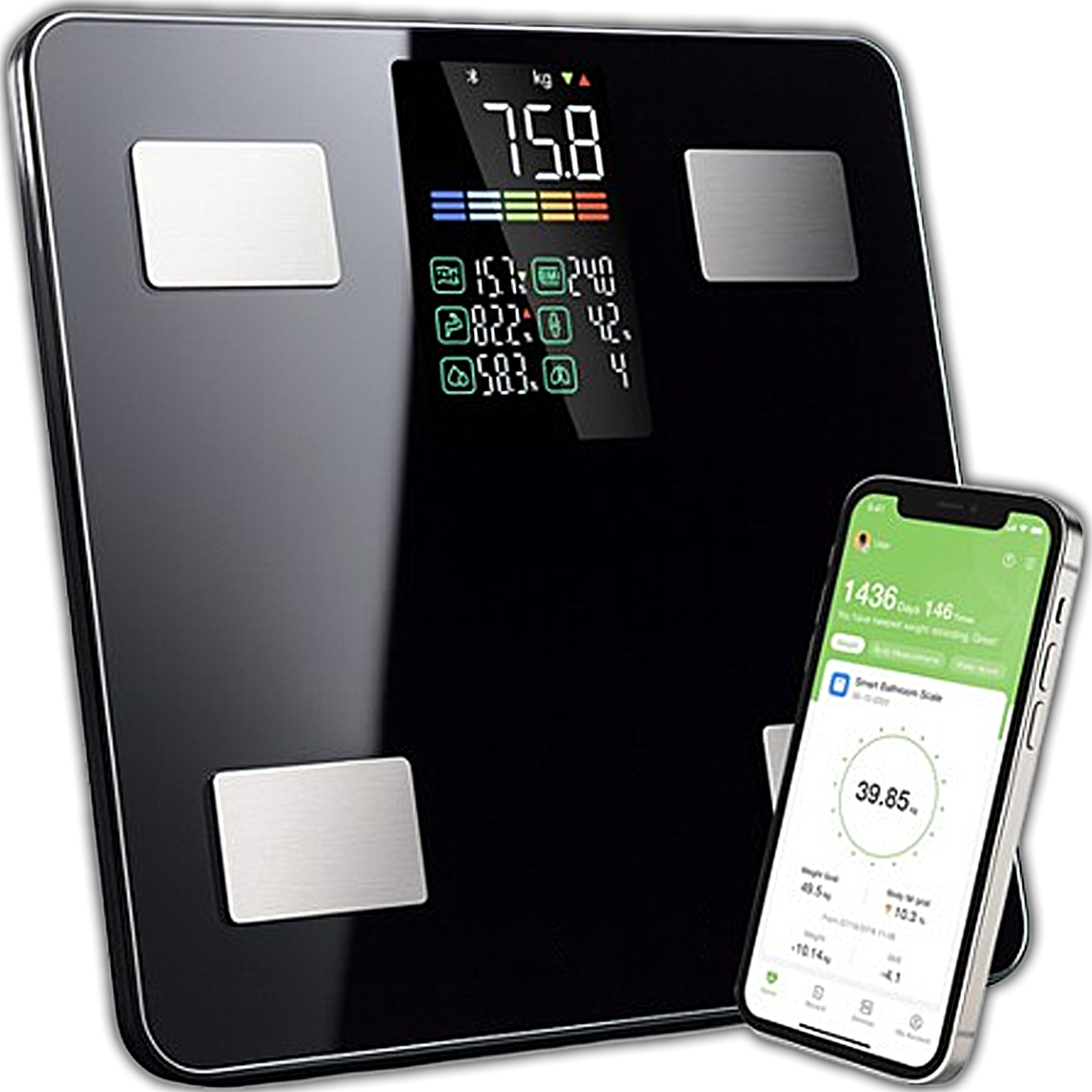BMI ELECTRONIC ANALYTICAL BATHROOM SCALE WITH BODY ANALYSIS UP TO 226 KG
