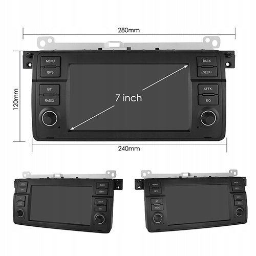 BMW E46 CAR RADIO ANDROID CARPLAY BT 32GB Brand no brand