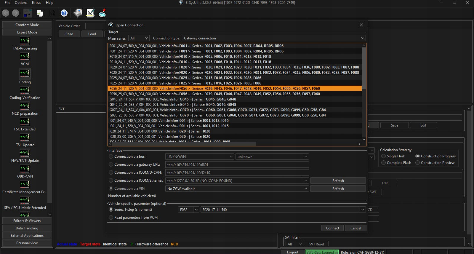 BMW Esys Ultra Launcher + PSDZ Data Full - E-sys Remote Installation Manufacturer code ESYS