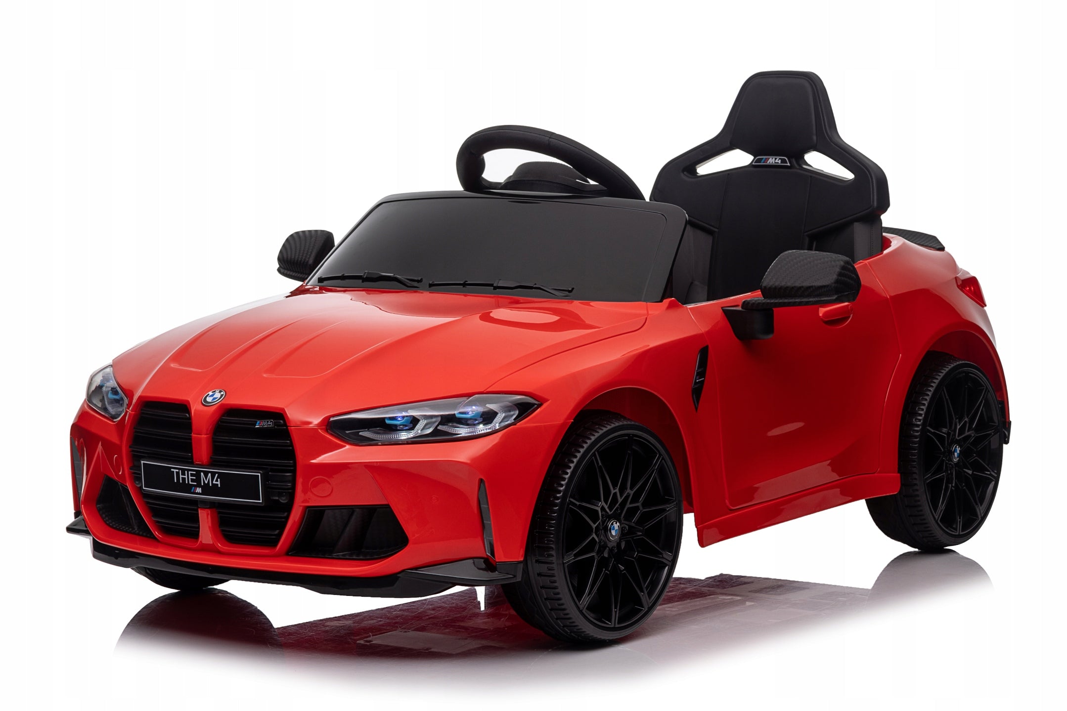 BMW M4 12V 14Ah PILOT EVA WHEEL LEATHER Auto Battery Operated For Kids Brand no brand
