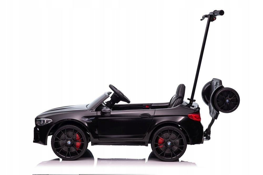 BMW M5 Battery Car With Parent Platform Black Lacquered Kid's age 3＋ years