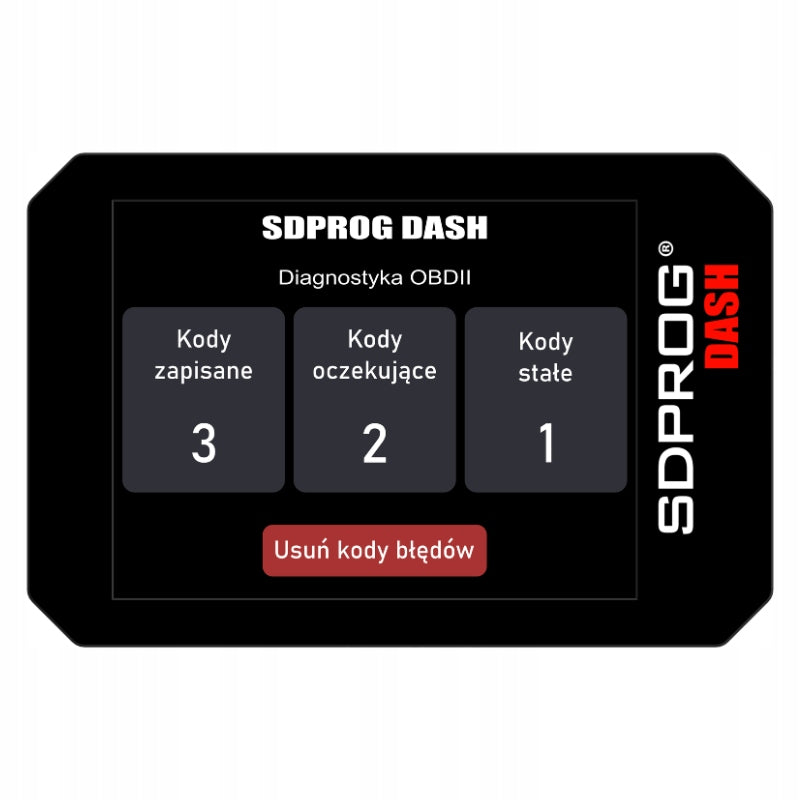 BMW SDPROG DASH DPF Parameter Monitor + OBD Diagnostic Interface Manufacturer code SDDASHPLBMW
