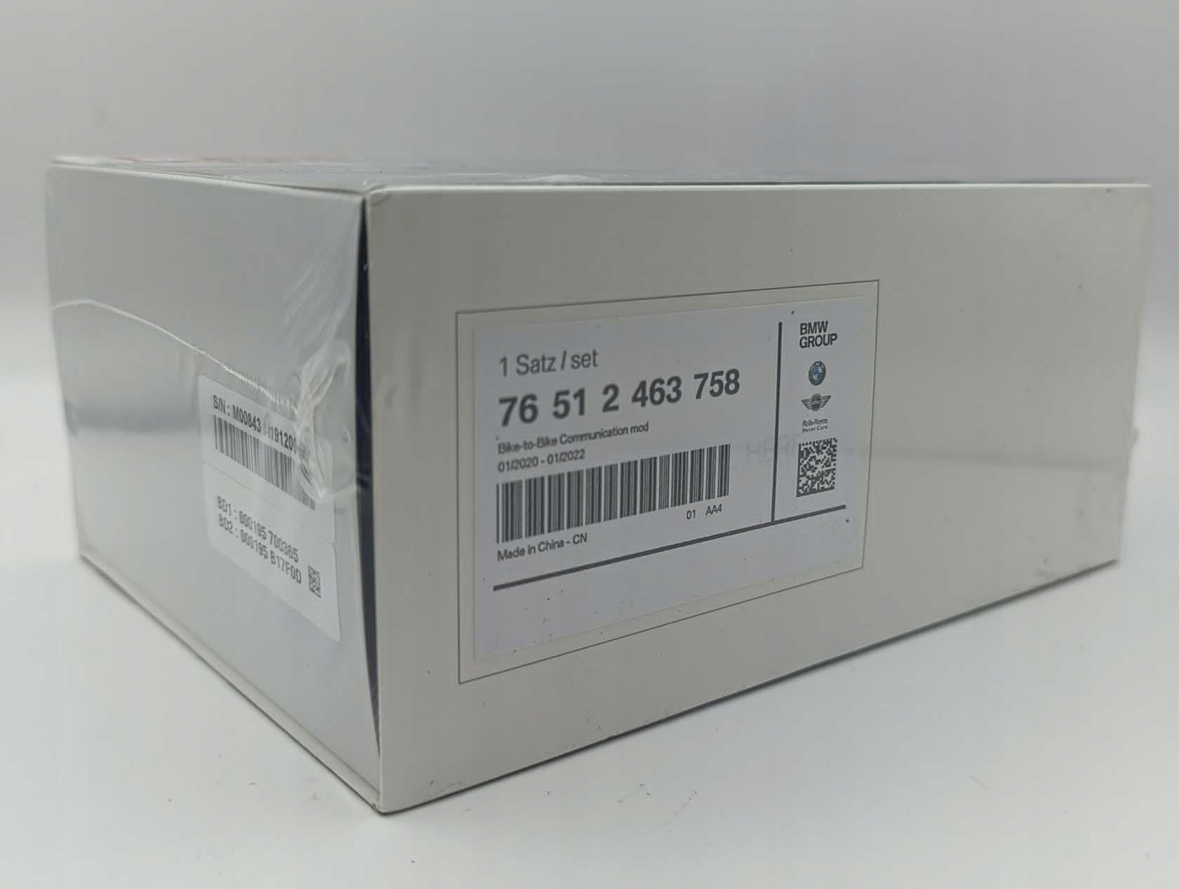 BMW bike to bike communication. Communication module. Intercom 2463758 Manufacturer's catalog number 2463758
