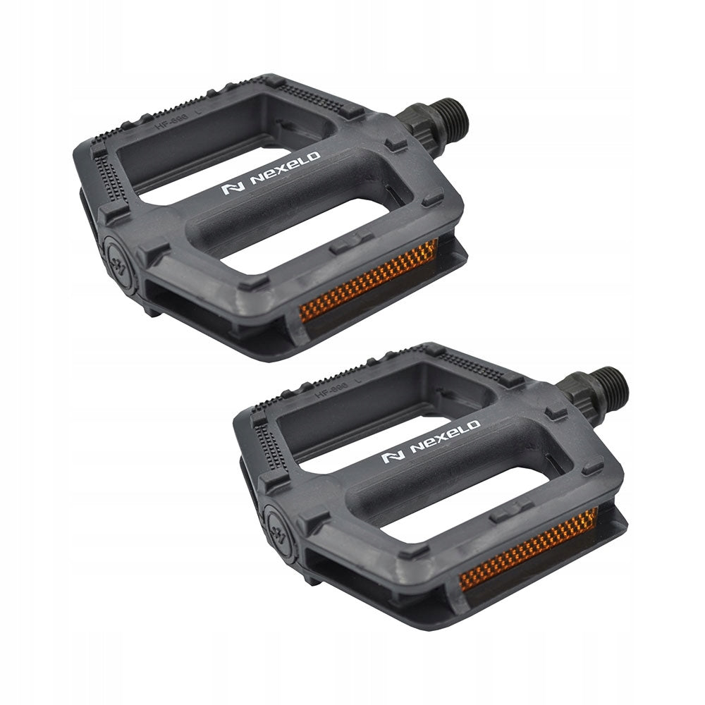 BMX MTB Bike Pedals with Reflectors Durable 9/16 Inch Axle NEW Manufacturer code HF-896